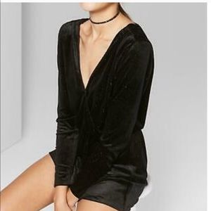 Wild Fable Velvet Romper